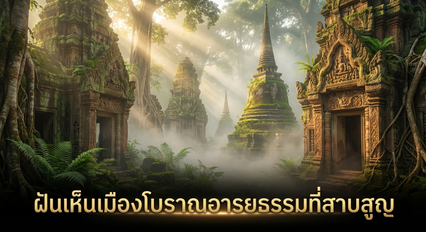 ฝันเห็นเมืองโบราณอารยธรรมที่สาบสูญ