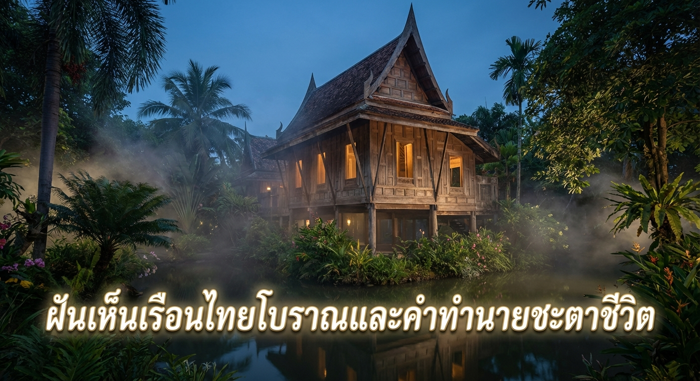 ฝันเห็นเรือนไทยโบราณและคำทำนายชะตาชีวิต