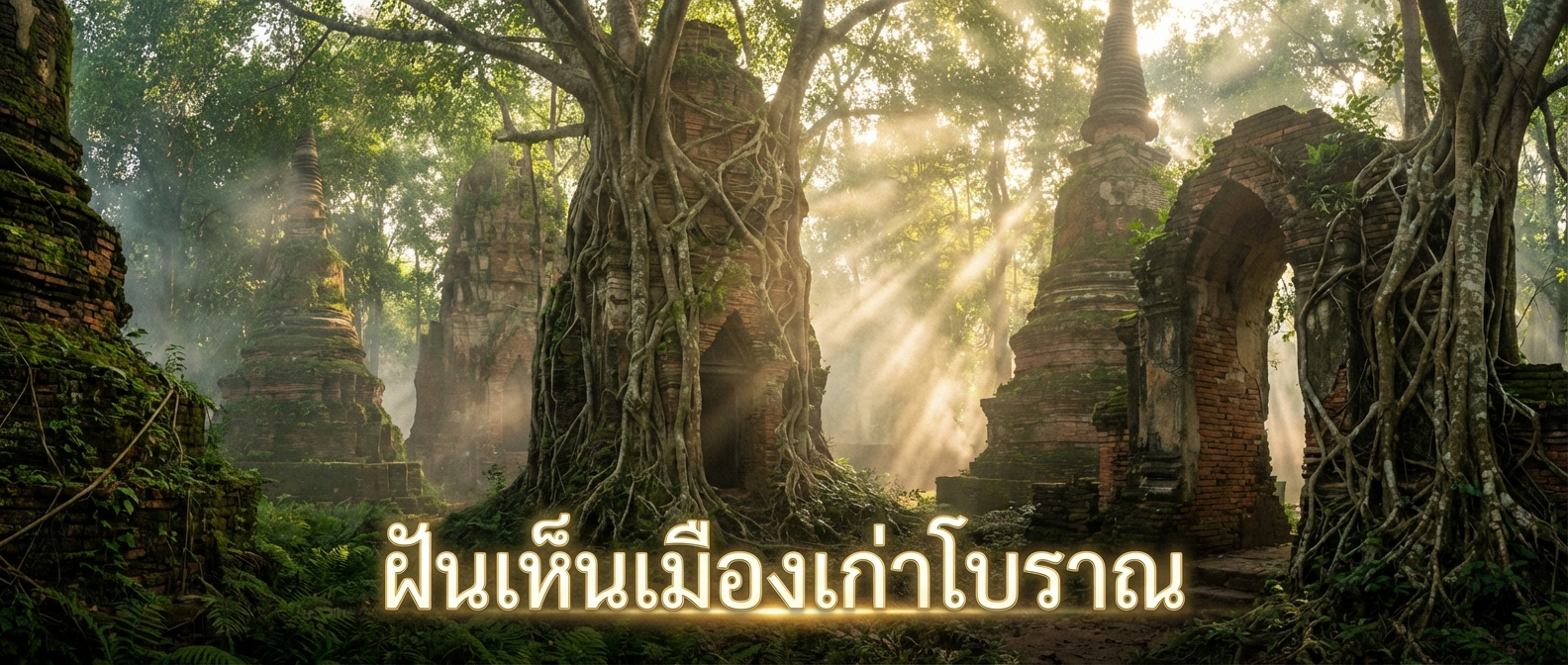 ฝันเห็นเมืองเก่าโบราณ