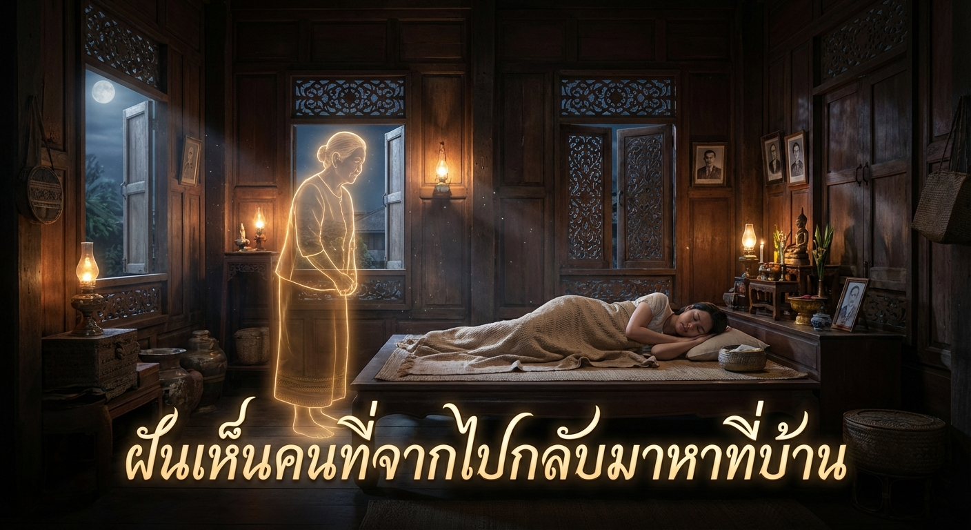 ฝันเห็นคนที่จากไปกลับมาหาที่บ้าน
