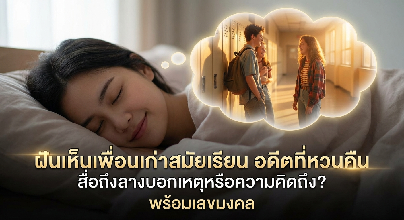ฝันเห็นเพื่อนเก่าสมัยเรียน อดีตที่หวนคืน สื่อถึงลางบอกเหตุหรือความคิดถึง? พร้อมเลขมงคล