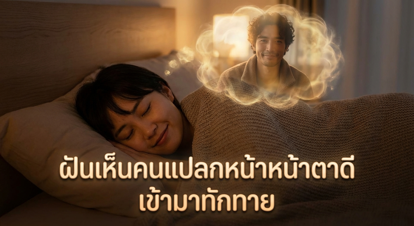 ฝันเห็นคนแปลกหน้าหน้าตาดี เข้ามาทักทาย
