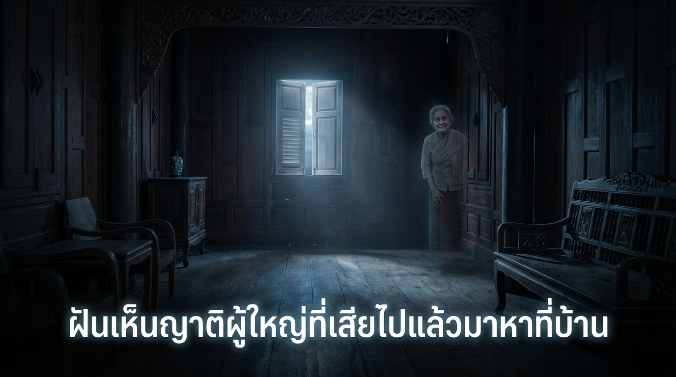 ฝันเห็นญาติผู้ใหญ่ที่เสียไปแล้วมาหาที่บ้าน