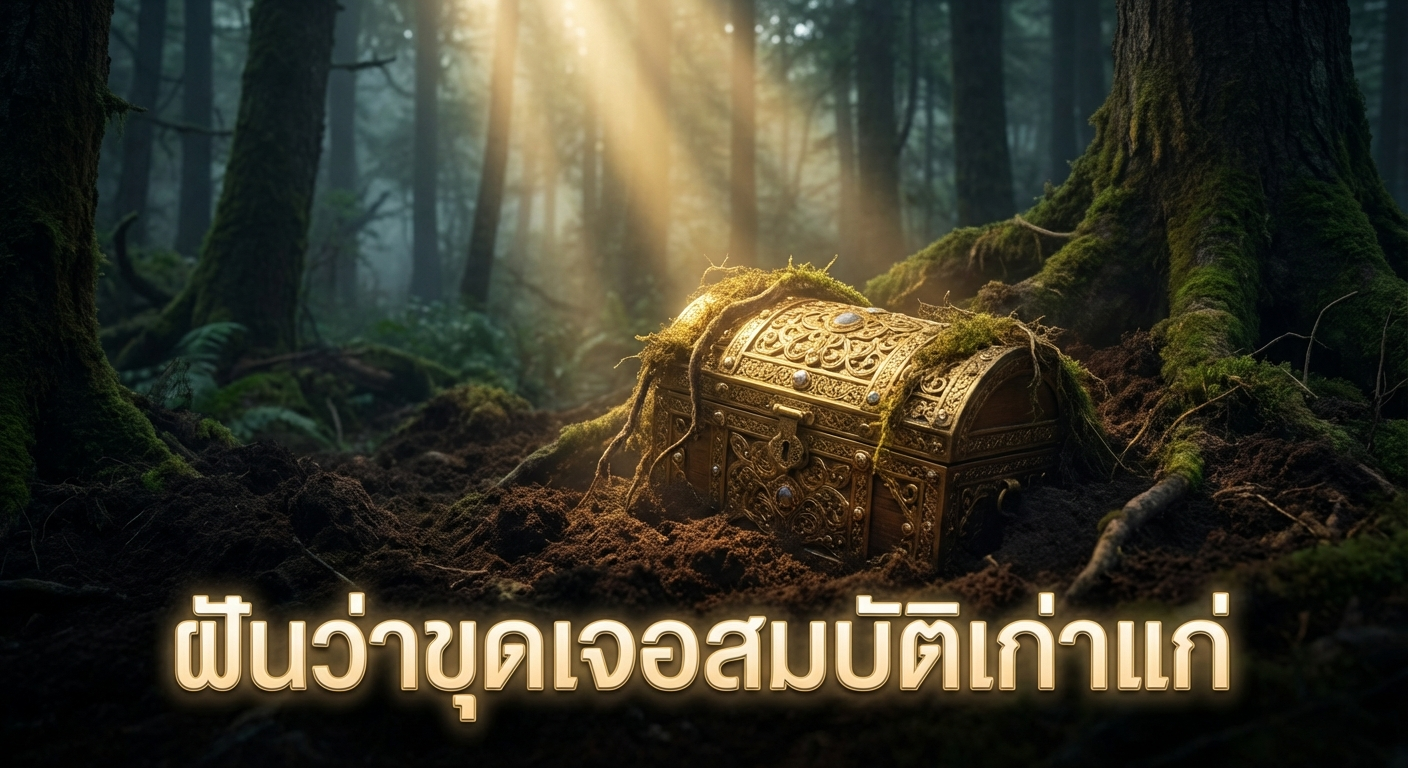ฝันว่าขุดเจอสมบัติเก่าแก่