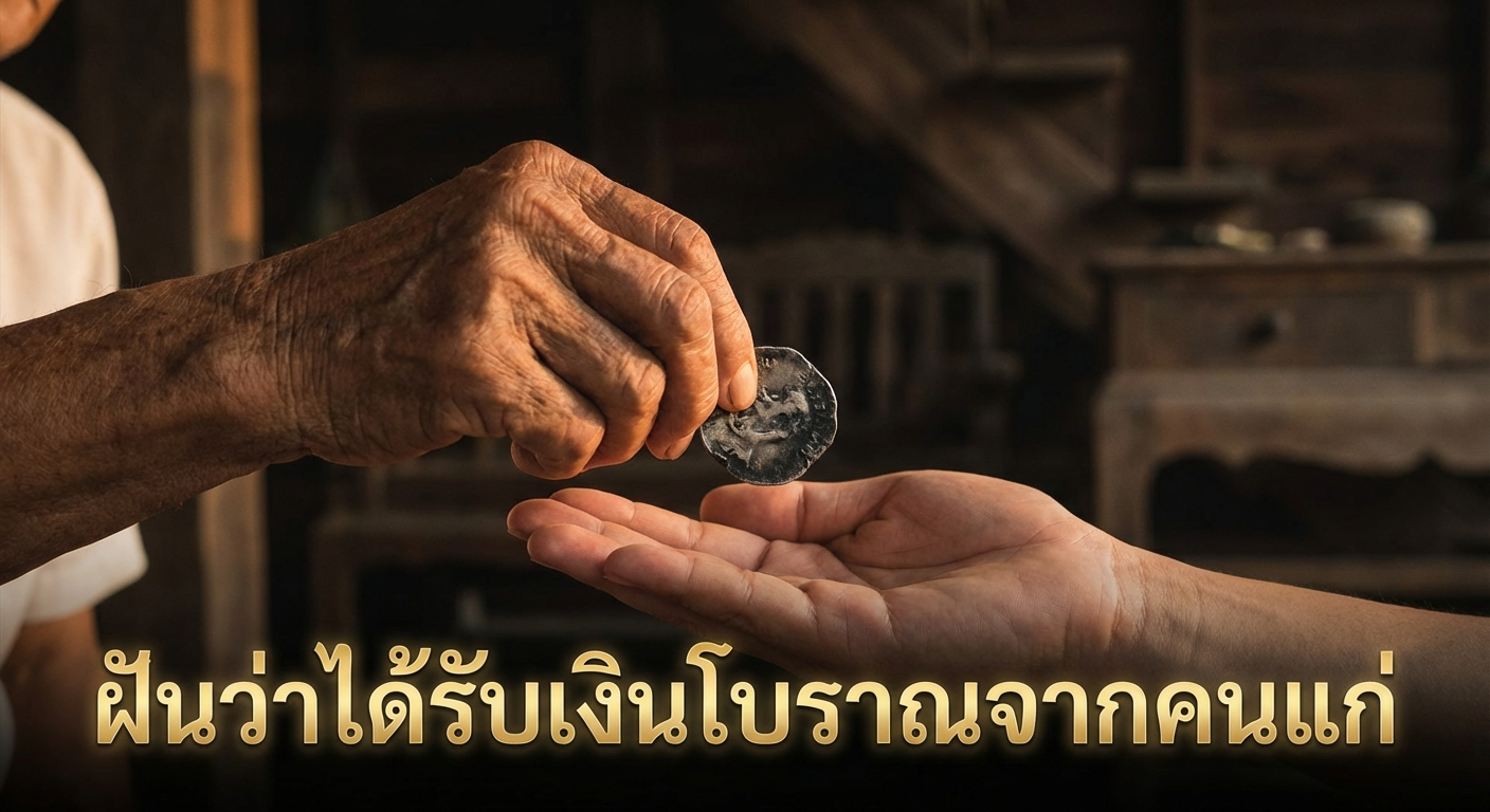 ฝันว่าได้รับเงินโบราณจากคนแก่