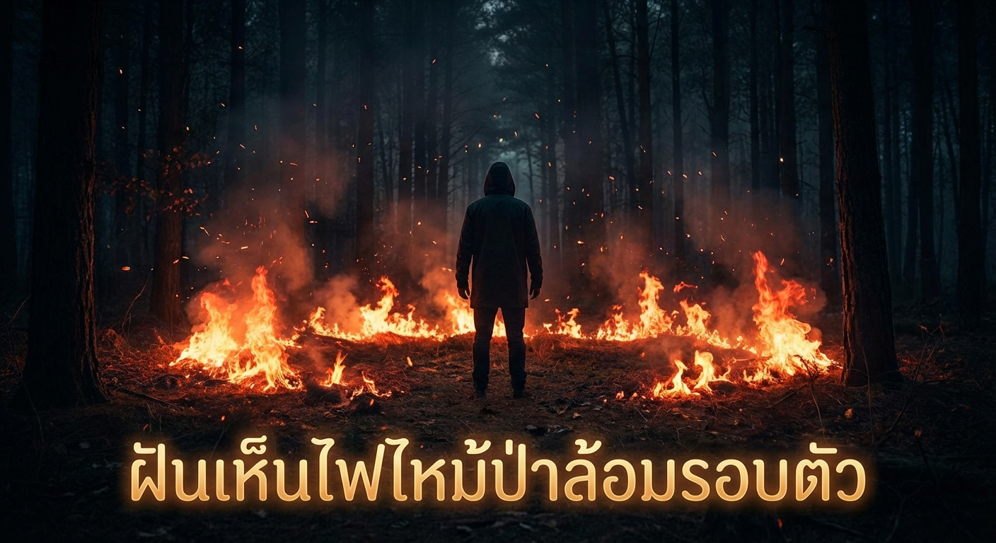ฝันเห็นไฟไหม้ป่าล้อมรอบตัว