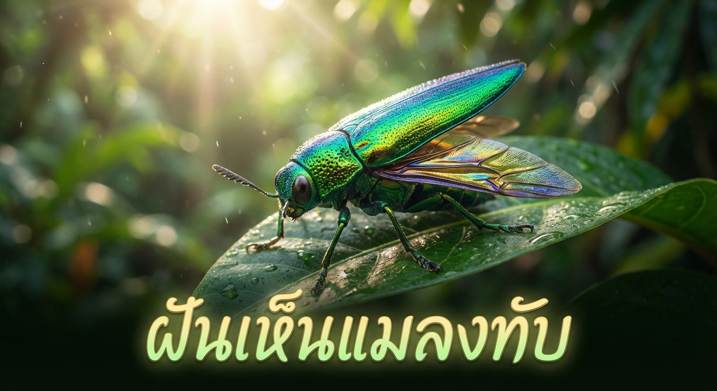 ฝันเห็นแมลงทับ