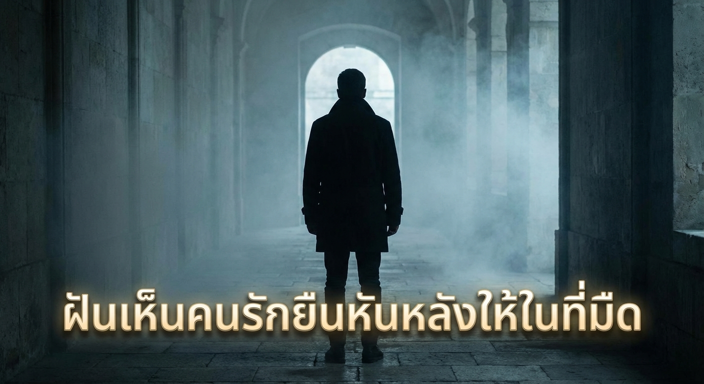 ฝันเห็นคนรักยืนหันหลังให้ในที่มืด