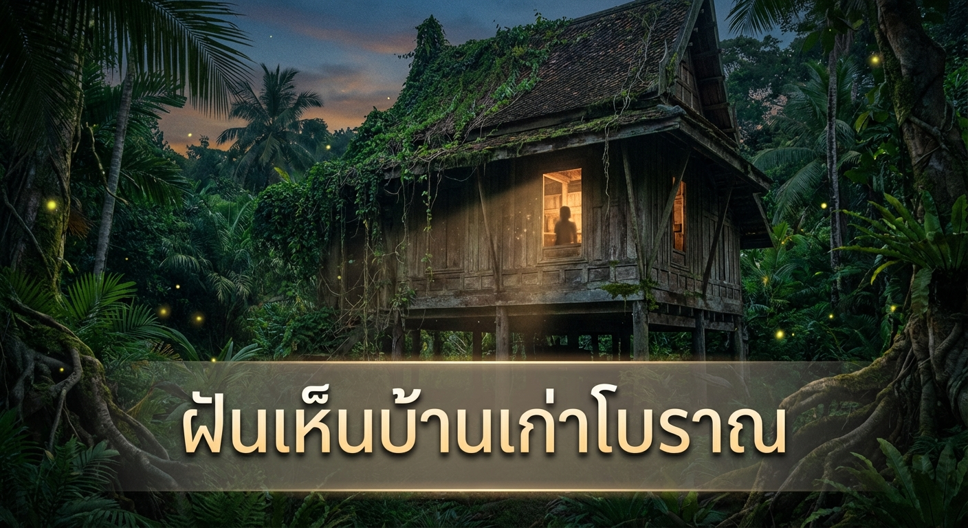 ฝันเห็นบ้านเก่าโบราณ