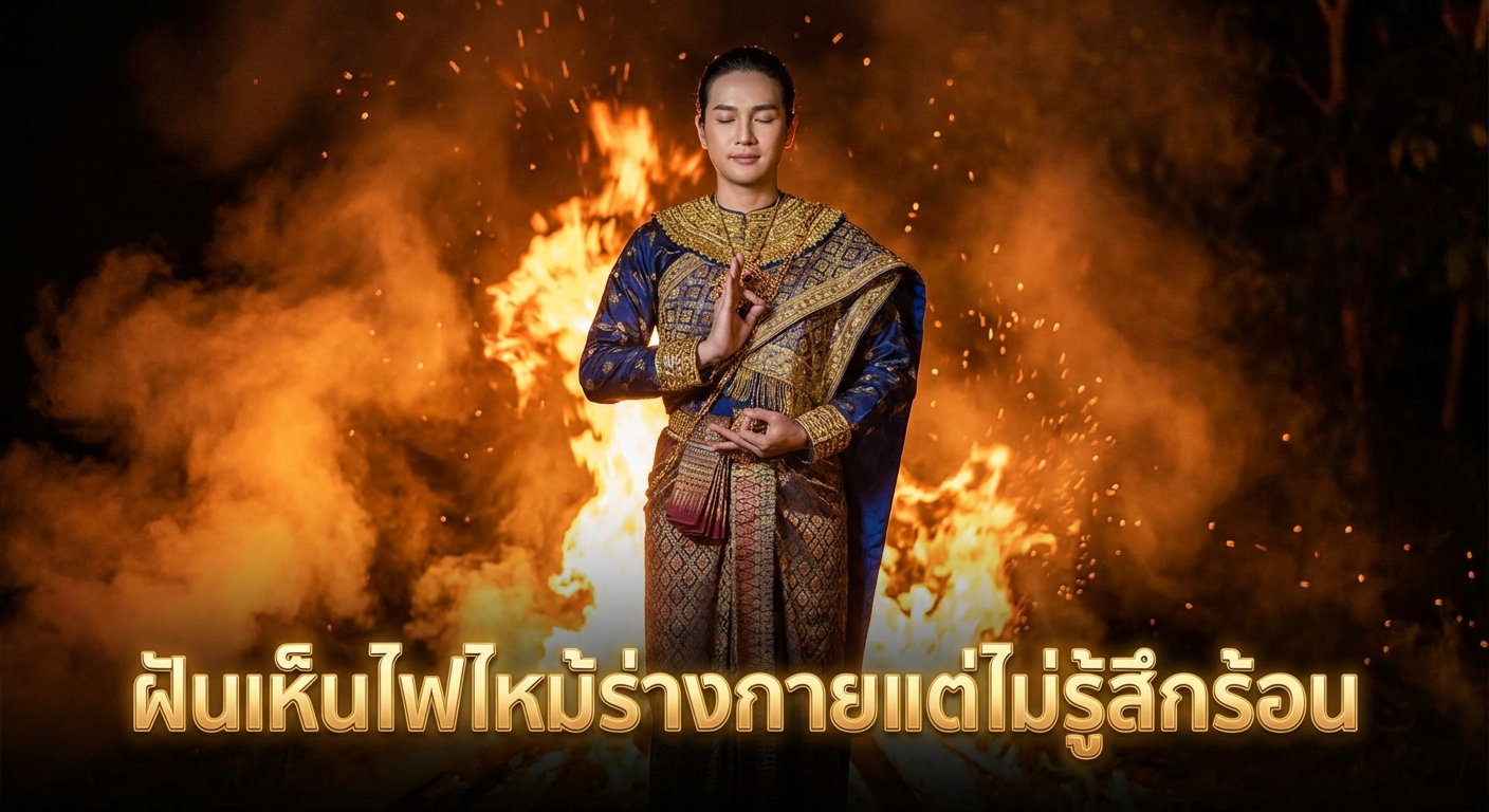 ฝันเห็นไฟไหม้ร่างกายแต่ไม่รู้สึกร้อน