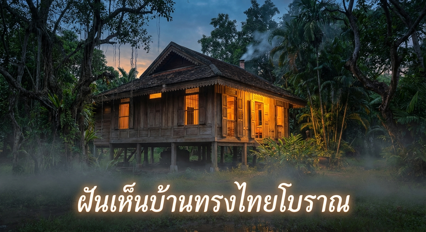 ฝันเห็นบ้านทรงไทยโบราณ