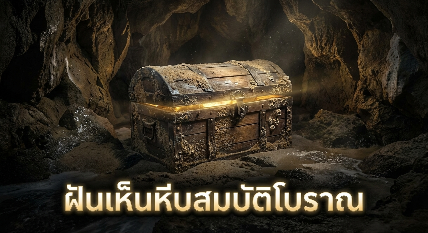 ฝันเห็นหีบสมบัติโบราณ