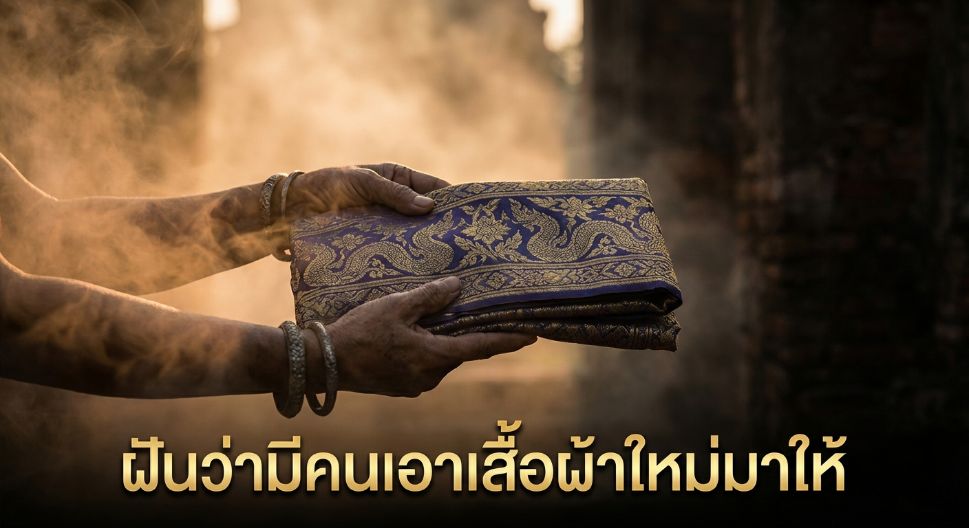 ฝันว่ามีคนเอาเสื้อผ้าใหม่มาให้