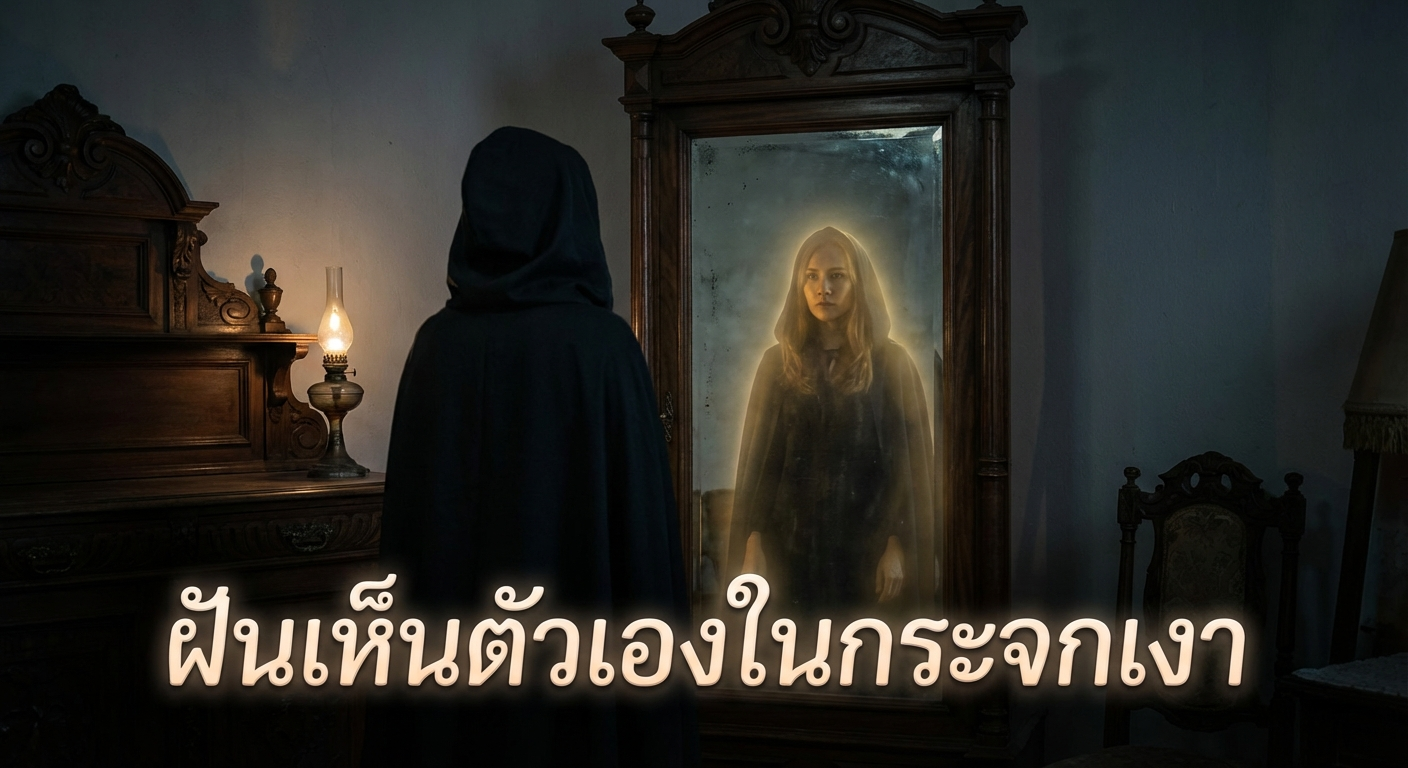 ฝันเห็นตัวเองในกระจกเงา
