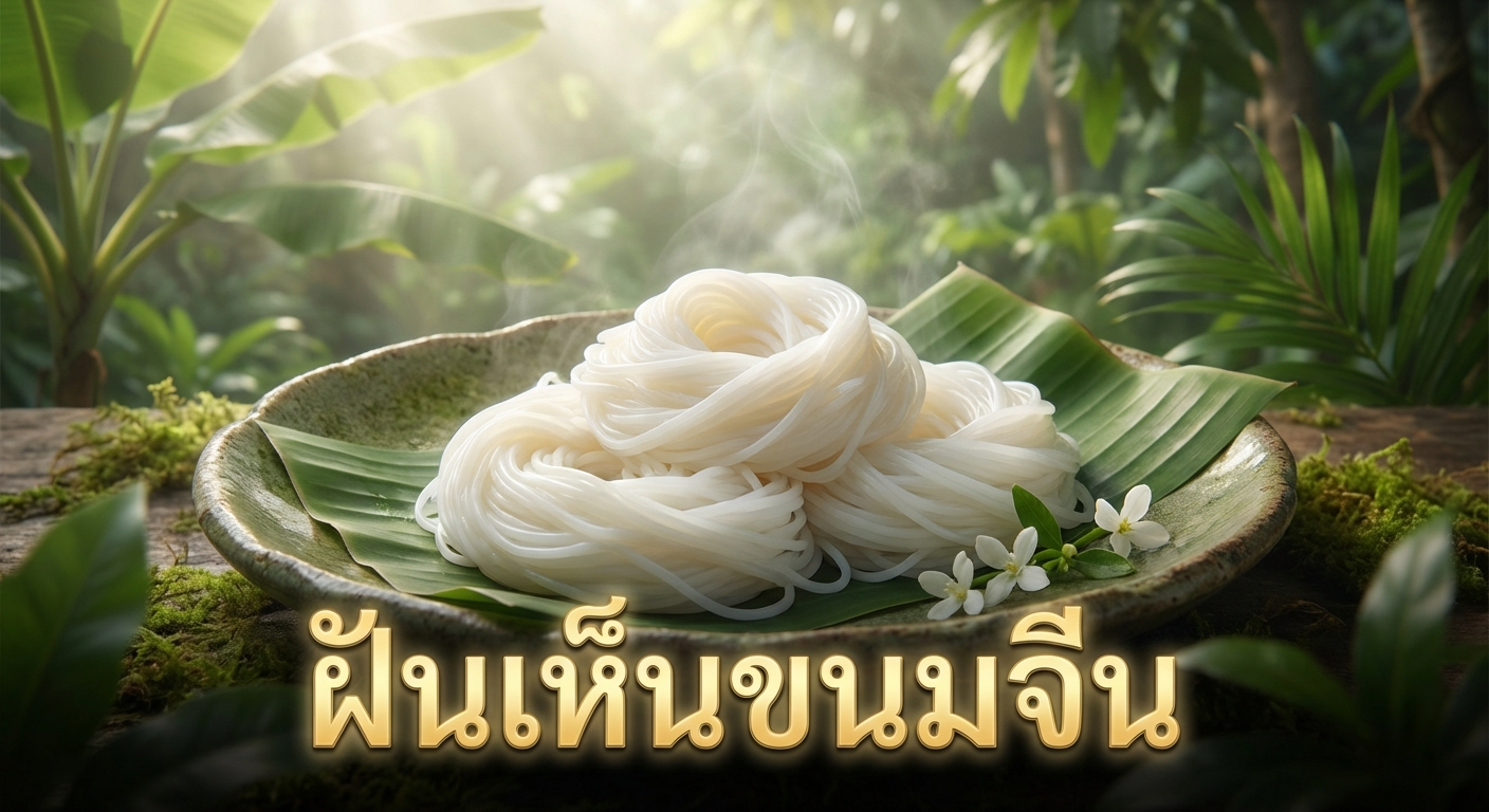 ฝันเห็นขนมจีน