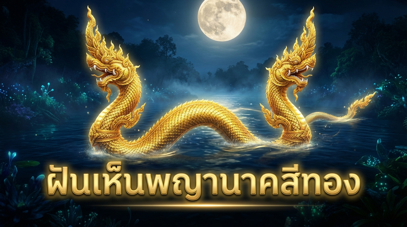 ฝันเห็นพญานาคสีทอง