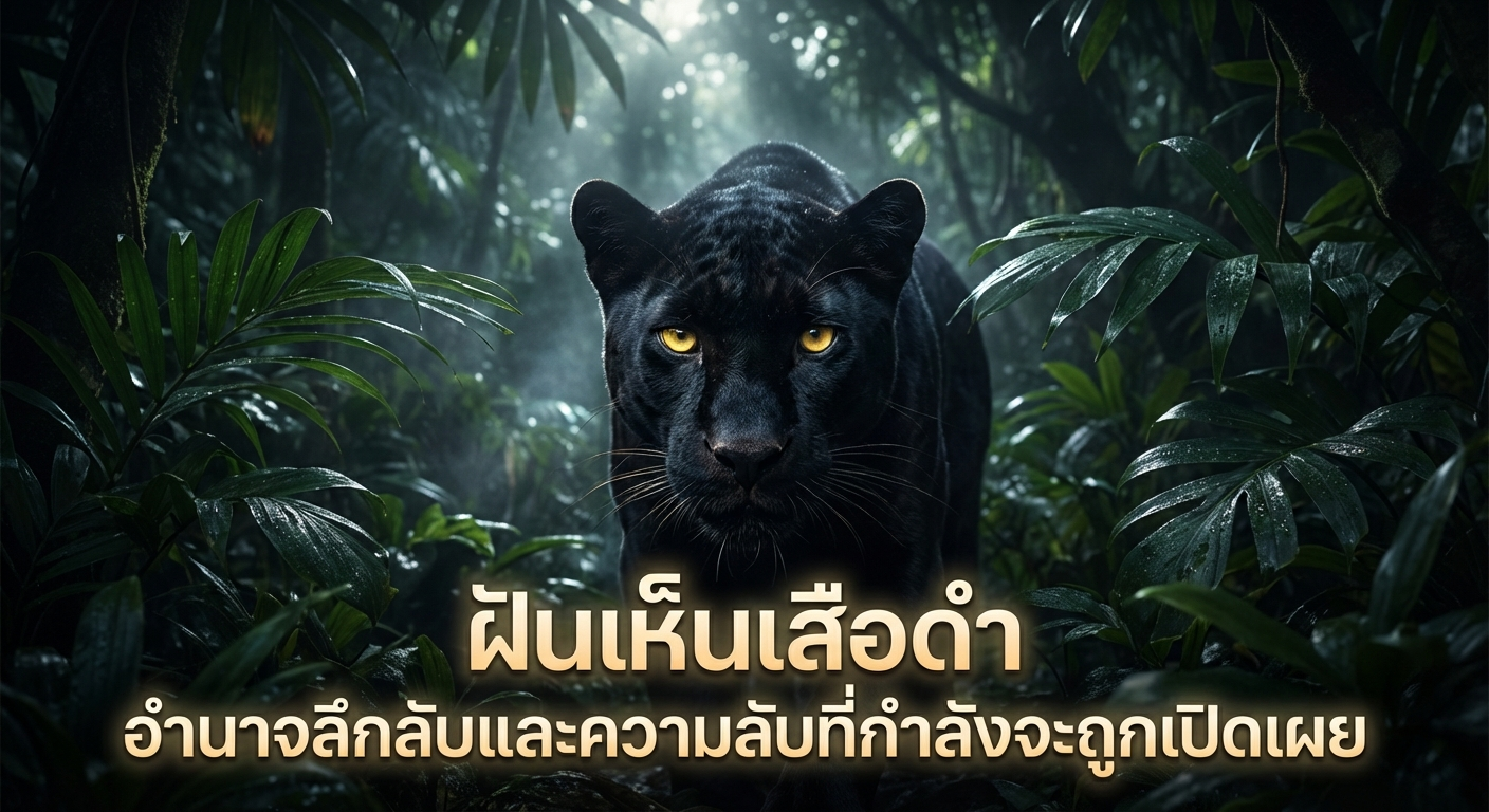 ฝันเห็นเสือดำ อำนาจลึกลับและความลับที่กำลังจะถูกเปิดเผย