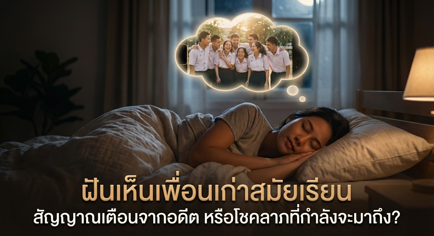 ฝันเห็นเพื่อนเก่าสมัยเรียน สัญญาณเตือนจากอดีต หรือโชคลาภที่กำลังจะมาถึง?