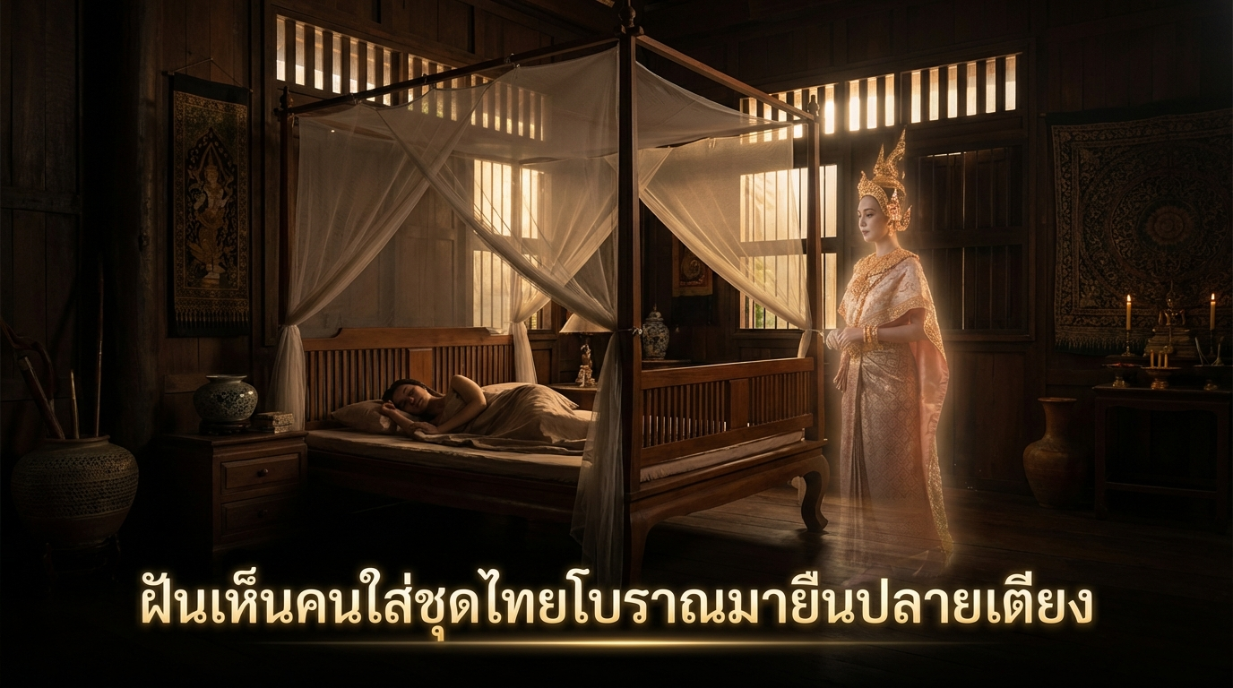 ฝันเห็นคนใส่ชุดไทยโบราณมายืนปลายเตียง