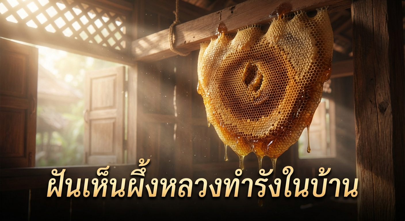 ฝันเห็นผึ้งหลวงทำรังในบ้าน