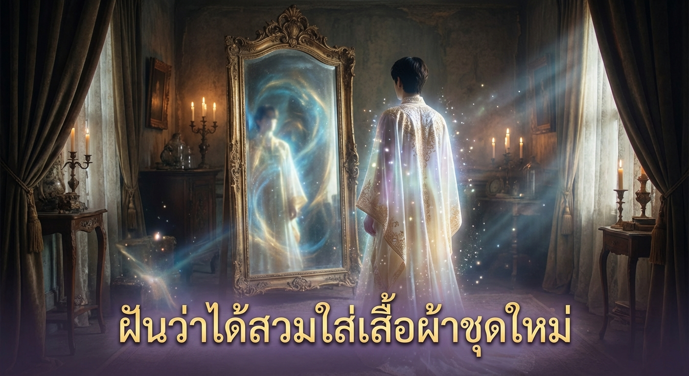 ฝันว่าได้สวมใส่เสื้อผ้าชุดใหม่