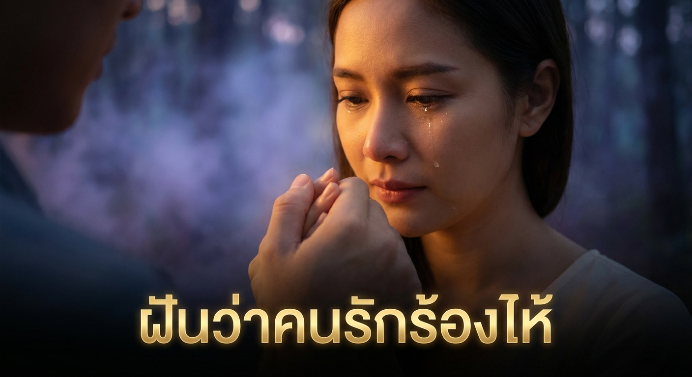 ฝันว่าคนรักร้องไห้