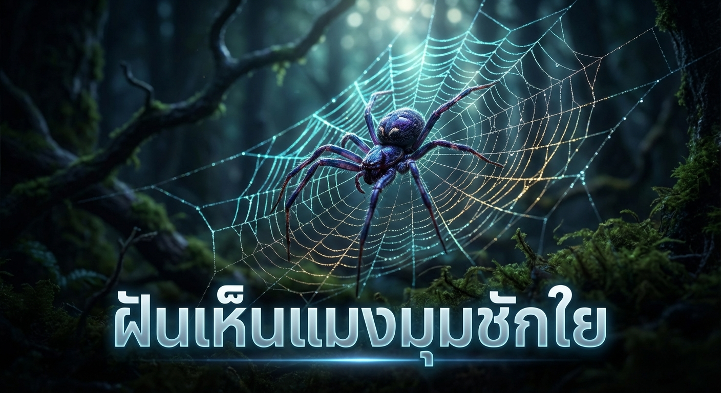 ฝันเห็นแมงมุมชักใย