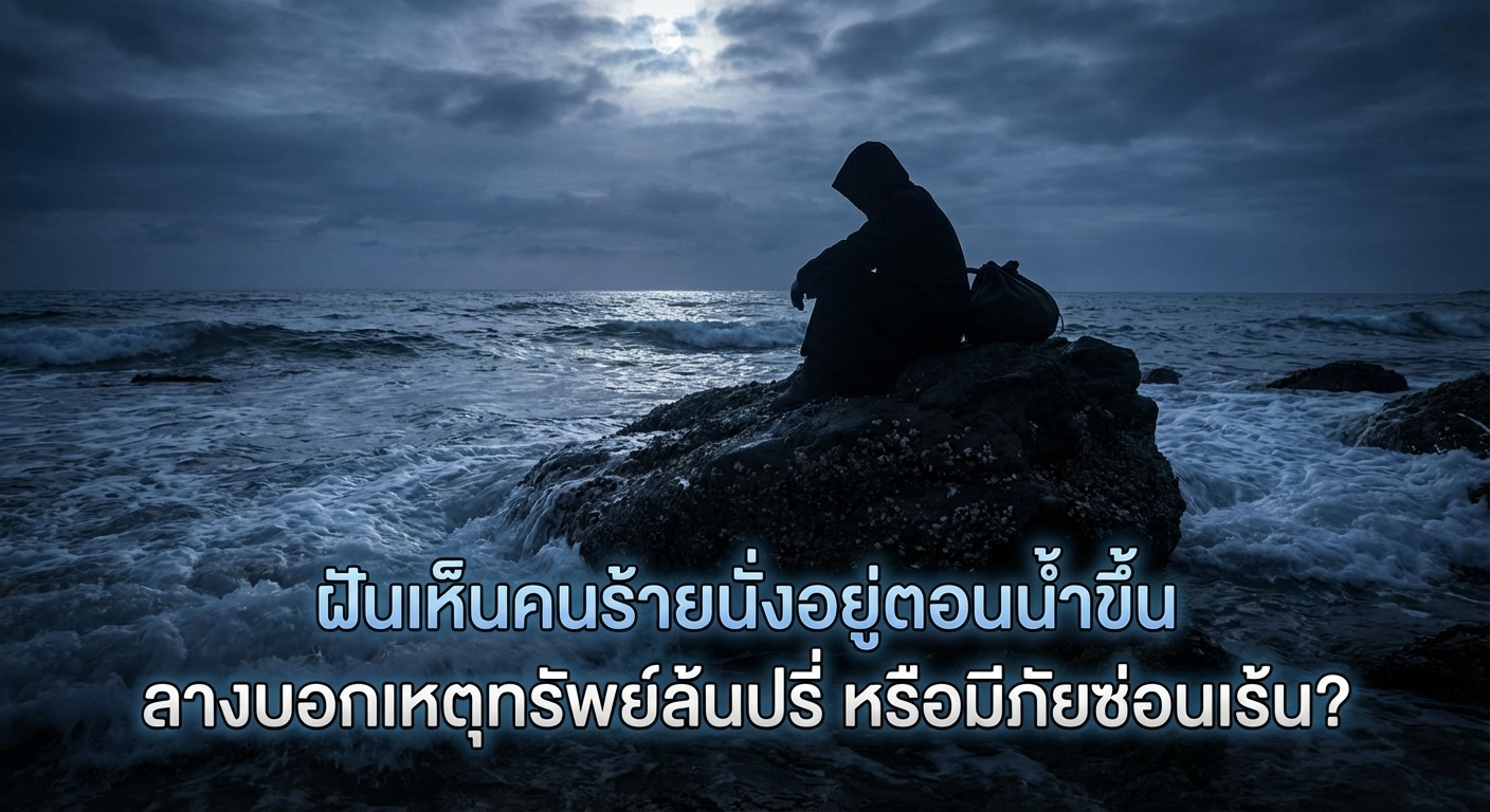 ฝันเห็นคนร้ายนั่งอยู่ตอนน้ำขึ้น ลางบอกเหตุทรัพย์ล้นปรี่ หรือมีภัยซ่อนเร้น?