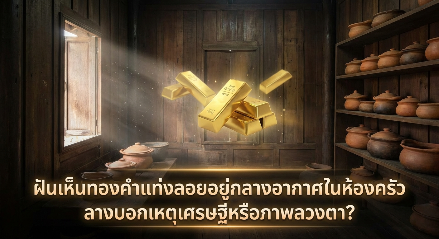 ฝันเห็นทองคำแท่งลอยอยู่กลางอากาศในห้องครัว ลางบอกเหตุเศรษฐีหรือภาพลวงตา?