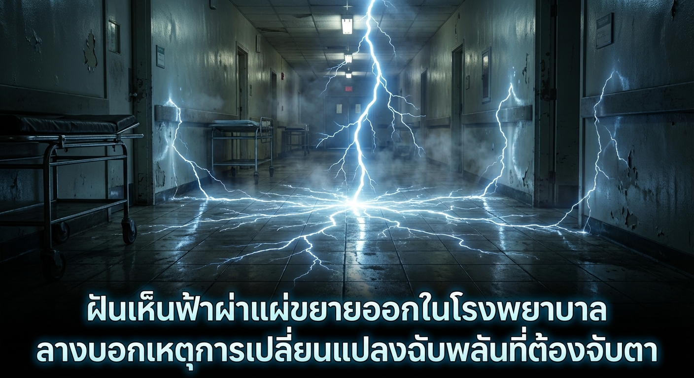 ฝันเห็นฟ้าผ่าแผ่ขยายออกในโรงพยาบาล ลางบอกเหตุการเปลี่ยนแปลงฉับพลันที่ต้องจับตา