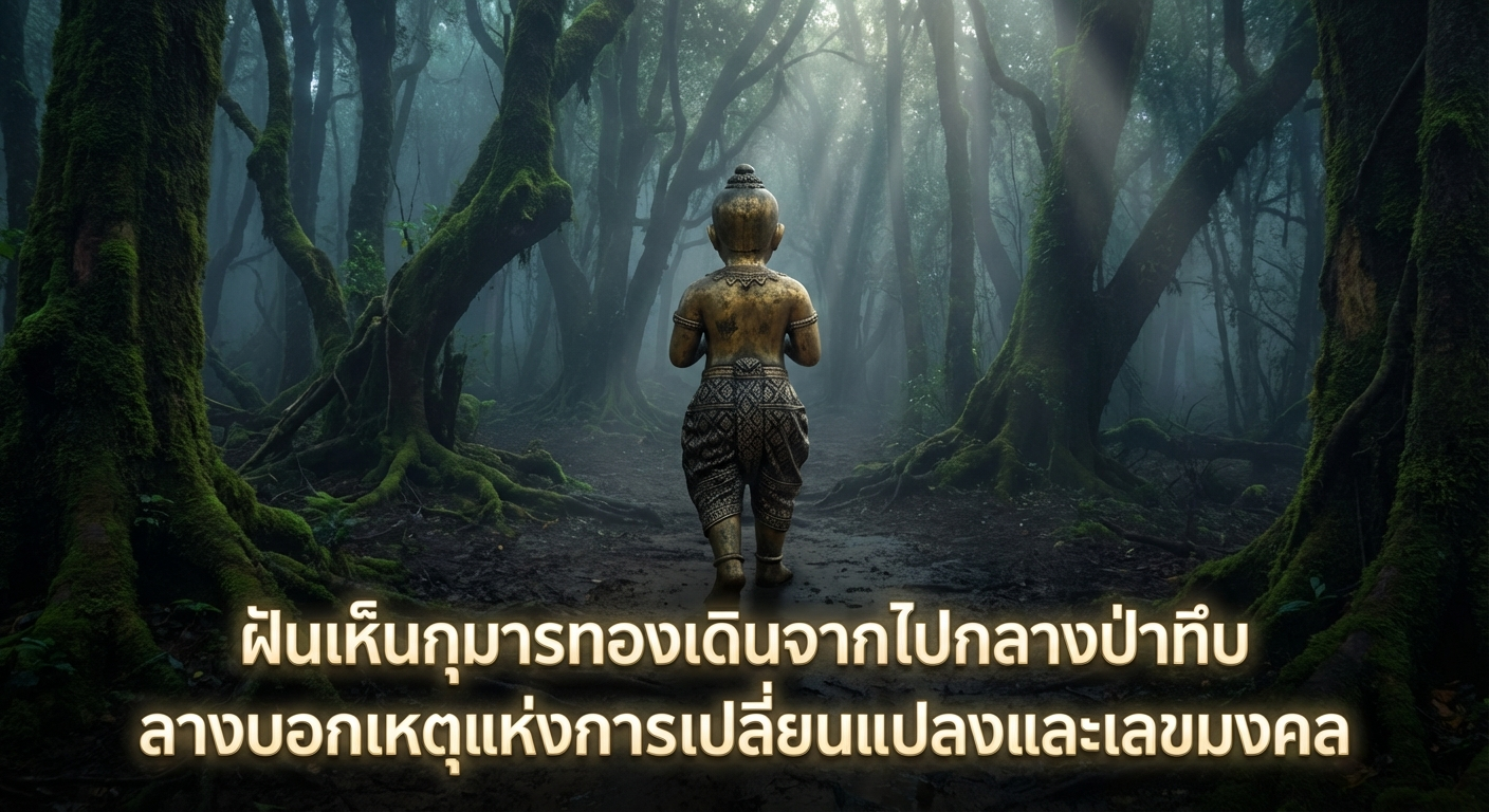 ฝันเห็นกุมารทองเดินจากไปกลางป่าทึบ ลางบอกเหตุแห่งการเปลี่ยนแปลงและเลขมงคล