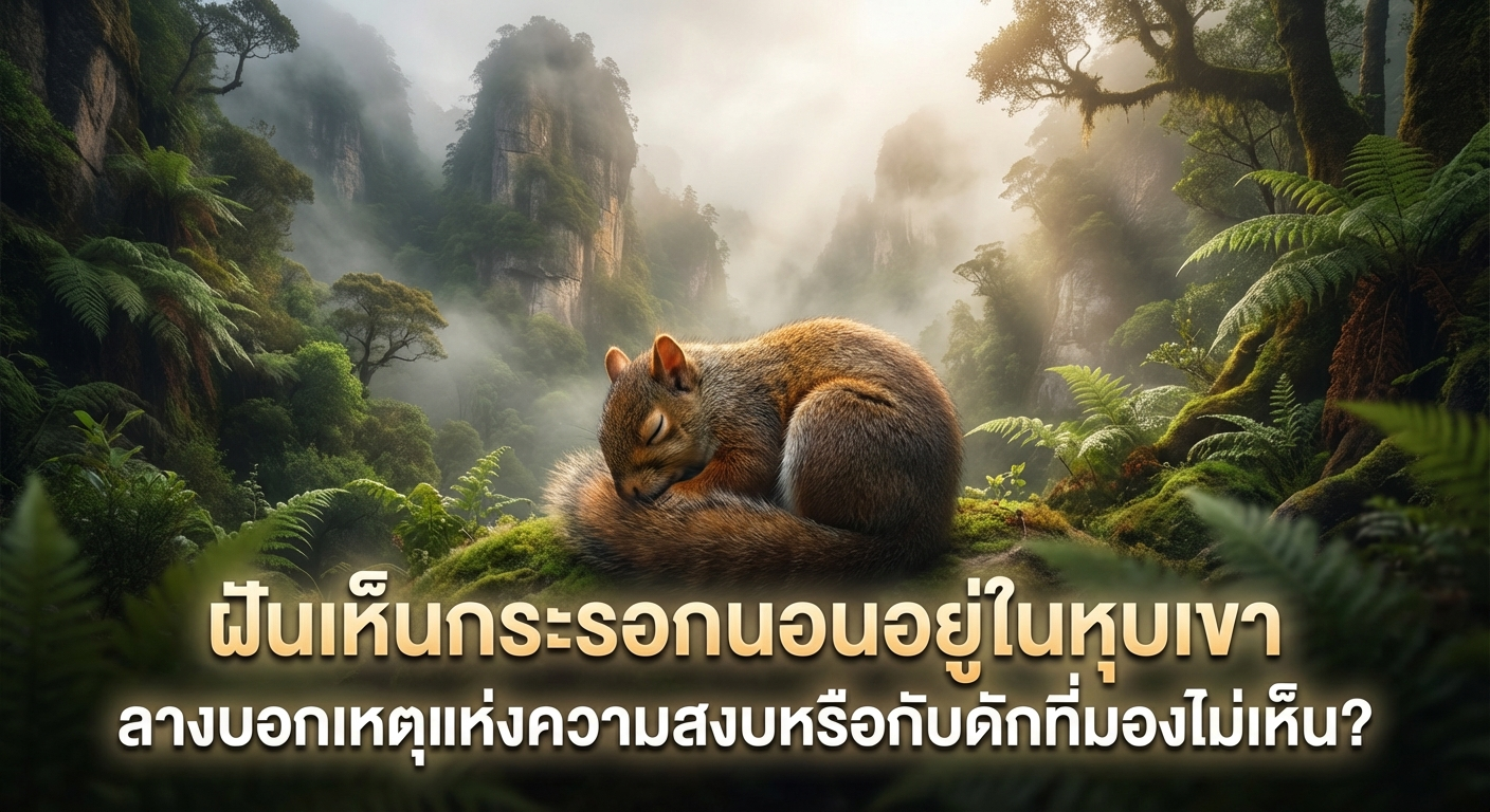 ฝันเห็นกระรอกนอนอยู่ในหุบเขา ลางบอกเหตุแห่งความสงบหรือกับดักที่มองไม่เห็น?