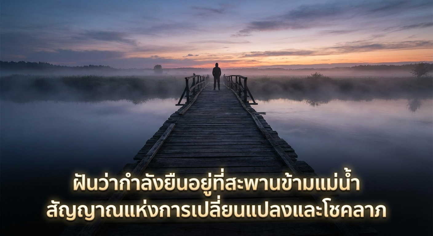 ฝันว่ากำลังยืนอยู่ที่สะพานข้ามแม่น้ำ สัญญาณแห่งการเปลี่ยนแปลงและโชคลาภ