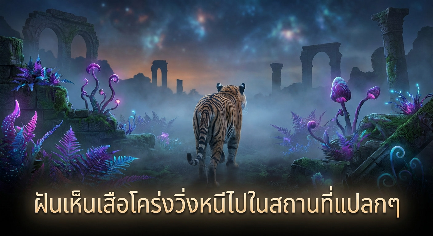 ฝันเห็นเสือโคร่งวิ่งหนีไปในสถานที่แปลกๆ