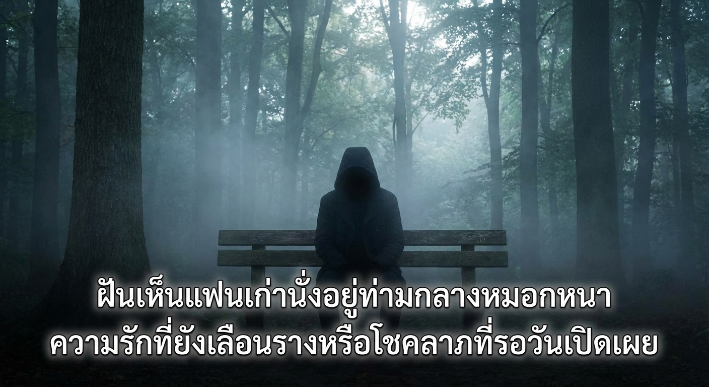 ฝันเห็นแฟนเก่านั่งอยู่ท่ามกลางหมอกหนา ความรักที่ยังเลือนรางหรือโชคลาภที่รอวันเปิดเผย