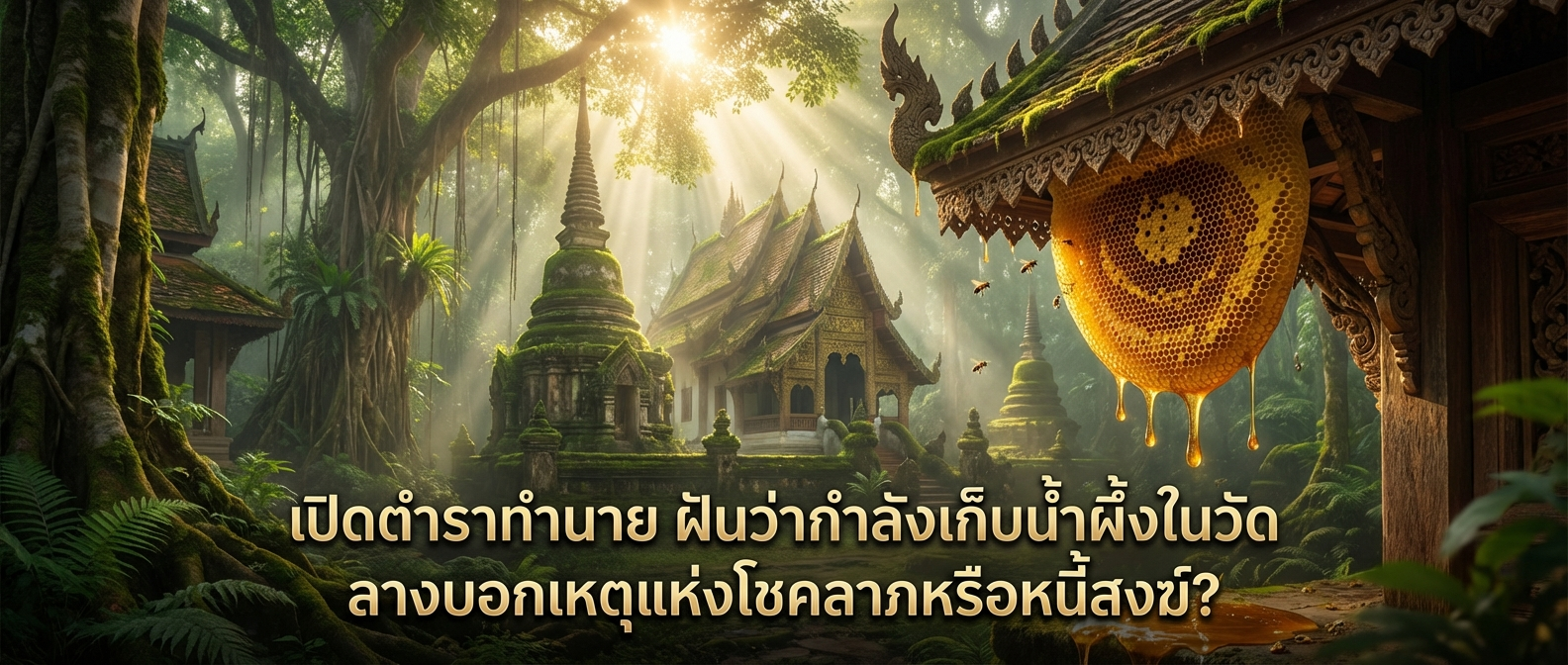 เปิดตำราทำนาย ฝันว่ากำลังเก็บน้ำผึ้งในวัด ลางบอกเหตุแห่งโชคลาภหรือหนี้สงฆ์?