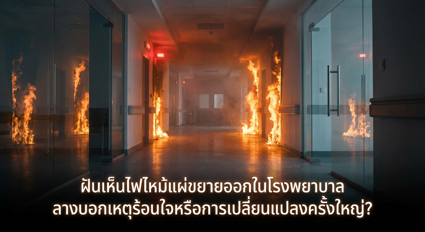 ฝันเห็นไฟไหม้แผ่ขยายออกในโรงพยาบาล ลางบอกเหตุร้อนใจหรือการเปลี่ยนแปลงครั้งใหญ่?