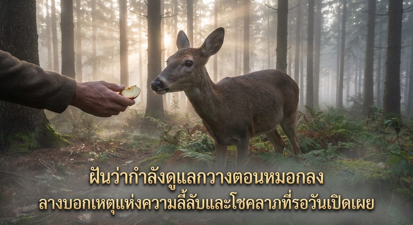 ฝันว่ากำลังดูแลกวางตอนหมอกลง ลางบอกเหตุแห่งความลี้ลับและโชคลาภที่รอวันเปิดเผย